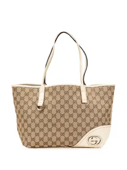 Gucci Pre-Owned: Коричневая сумка-шоппер 