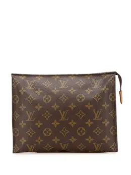 Louis Vuitton Pre-Owned: Коричневый клатч 