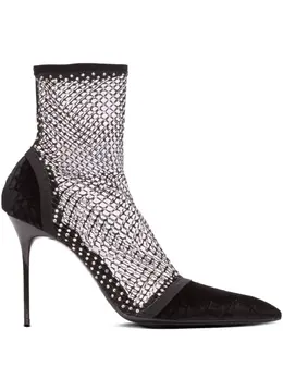 Balmain: Чёрные ботинки 