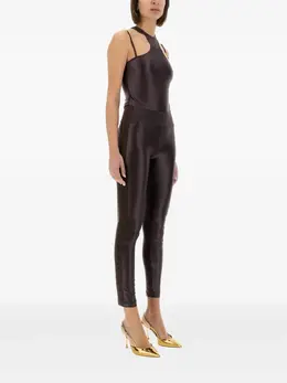 Versace Jeans Couture: Тёмные легинсы 