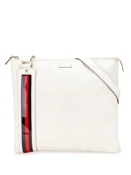Gucci Pre-Owned: Белая сумка через плечо 