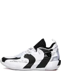 adidas: Белые кроссовки  Dame 7