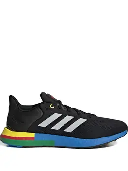 adidas: Голубые кроссовки  PureBoost