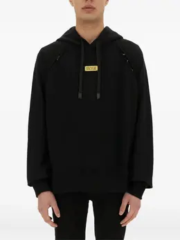 Versace Jeans Couture: Чёрная толстовка 