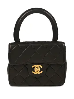 CHANEL Pre-Owned: Чёрная сумка 