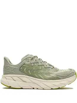 HOKA: Зелёные кроссовки 