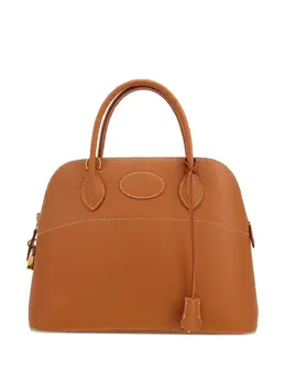 Hermès Pre-Owned: Коричневая сумка-шоппер 
