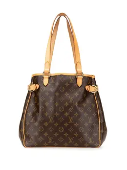 Louis Vuitton Pre-Owned: Коричневая сумка-шоппер 