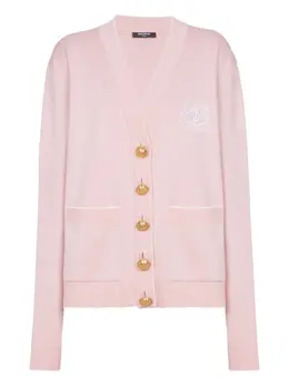 Balmain: Светлый кардиган 