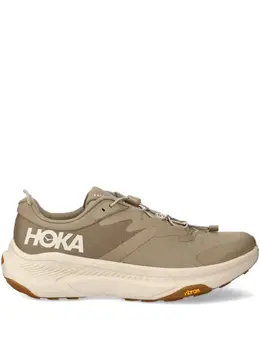 HOKA: Бежевые кроссовки 