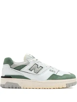 New Balance: Белые кроссовки  550
