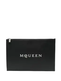Alexander McQueen: Клатч с принтом 