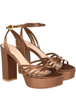 Gianvito Rossi: Коричневые сандалии 