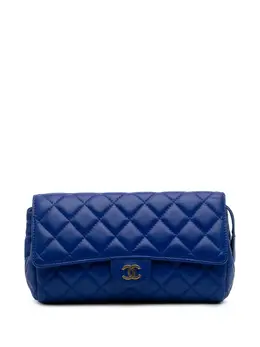 CHANEL Pre-Owned: Голубая сумка 