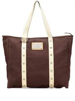 Louis Vuitton Pre-Owned: Коричневая сумка-шоппер 