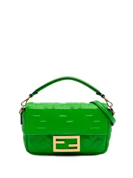 Fendi Pre-Owned: Зелёная сумка 