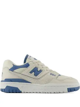New Balance: Белые кроссовки  550
