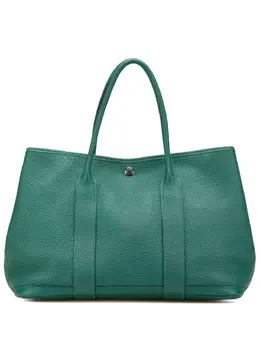 Hermès Pre-Owned: Зелёная сумка-шоппер 