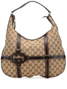 Gucci Pre-Owned: Коричневая сумка 