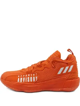 adidas: Оранжевые кроссовки  Dame 7