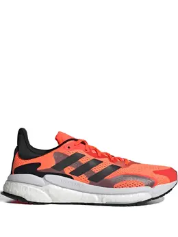 adidas: Оранжевые кроссовки  SolarBoost