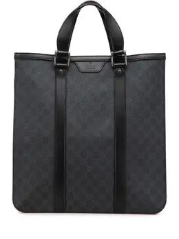 Gucci Pre-Owned: Чёрная сумка-шоппер 
