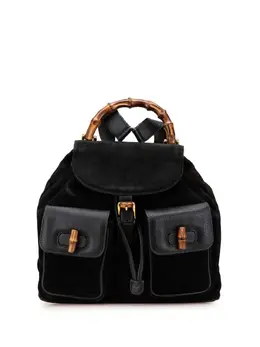 Gucci Pre-Owned: Чёрный рюкзак 