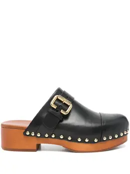 Chloé: Чёрные сабо 