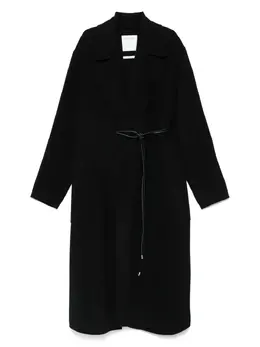 Sportmax: Чёрное пальто 