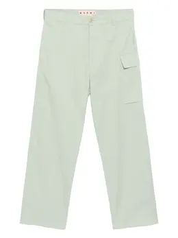 Marni: Хлопковые брюки 