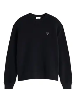 Maison Kitsuné: Чёрный свитшот 