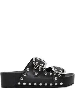 Loeffler Randall: Чёрные сандалии 