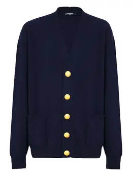 Balmain: Трикотажный кардиган 