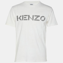 Kenzo: Белая футболка 