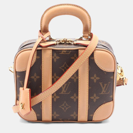 Louis Vuitton: Коричневая сумка 