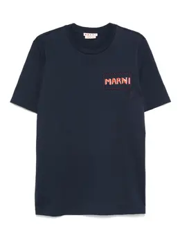 Marni: Футболка с принтом 