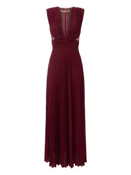 Elisabetta Franchi: Плиссированное платье 