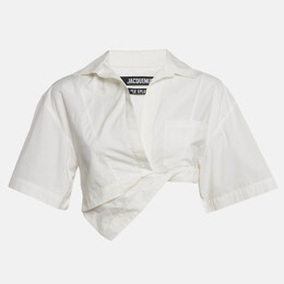 Jacquemus: Белый топ 