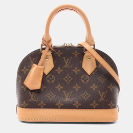 Louis Vuitton: Коричневая сумка  Alma BB