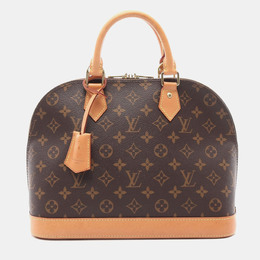 Louis Vuitton: Коричневая сумка на руку 