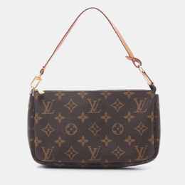 Louis Vuitton: Коричневая сумка  Pochette Accessoires