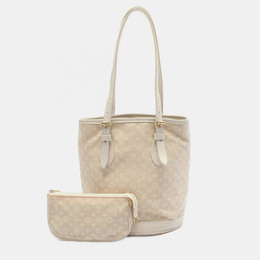 Louis Vuitton: Бежевая сумка 