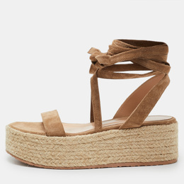 Gianvito Rossi: Бежевые сандалии 