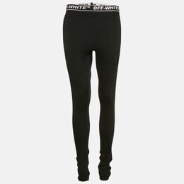 Off-White: Чёрные легинсы  Active