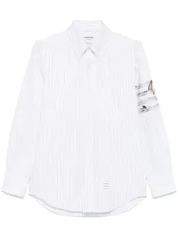 Thom Browne: Белая рубашка 