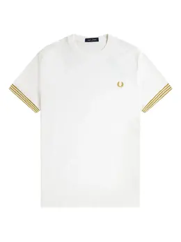 Fred Perry: Белая футболка 