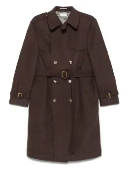 Brunello Cucinelli: Коричневое пальто 