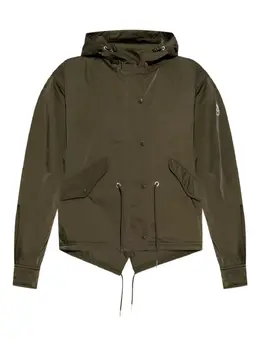 Moncler: Зелёная куртка 