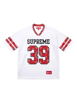 Supreme: Белая футболка  Bandana