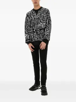 Versace Jeans Couture: Свитшот с принтом 